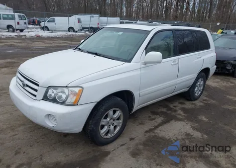 2003 Toyota Highlander V6 from USA, damaged, VIN JTEGF21A530086275